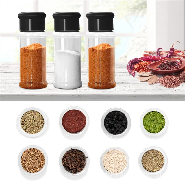 Set Spice Jar Pepper Salt, Jar Seasoning Condiments