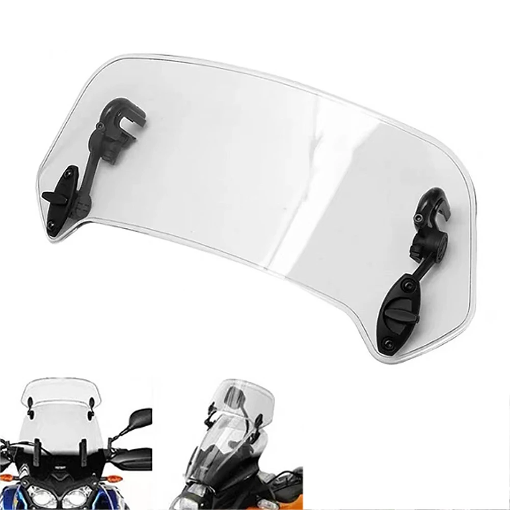 Motorcycle Adjustable Windshields Extension Windscreen Spoiler Wind