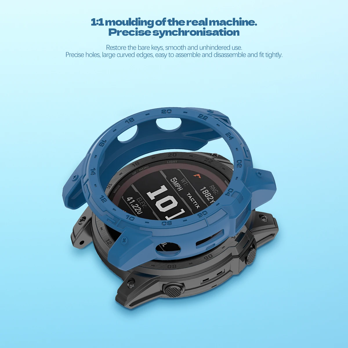 Durable TPU Anti-Fall Soft Silicone Protective Watch Cover Shell for Garmin Fenix, Enduro, and Tactix Series