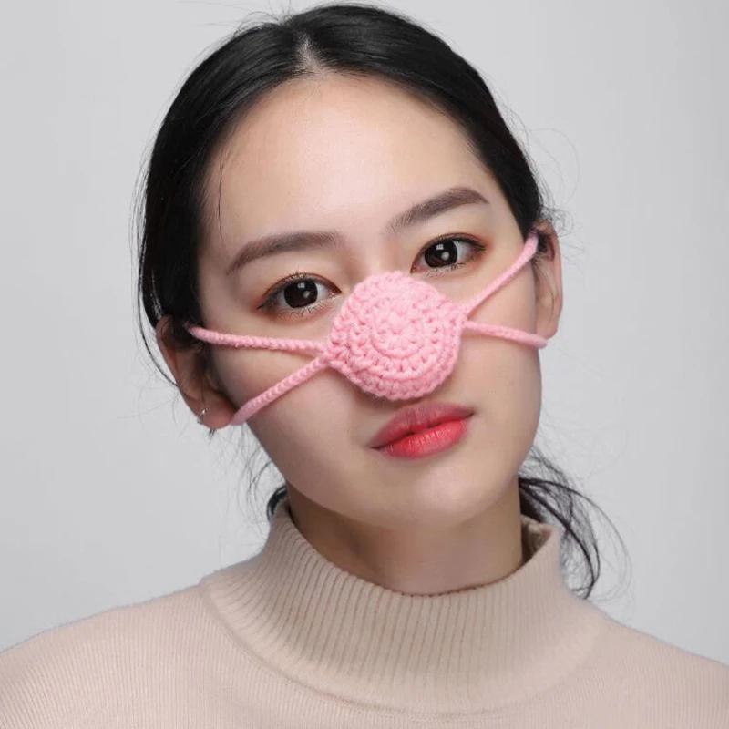 Nose Warmer Cover Outdoor Warmth Antifreeze Nasal Protector Guard Nose Warmer Shield For Skiing Funny Party Adjustable Fit 2