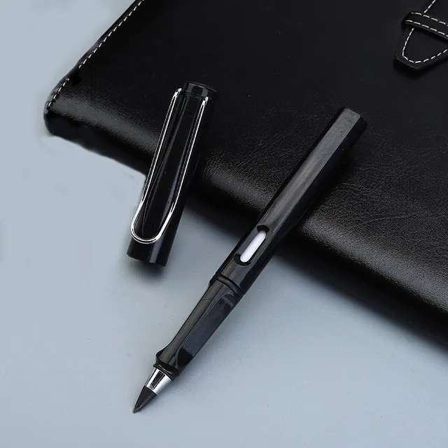 New Technology Unlimited Writing Pencil No Ink Novelty Eternal Pen Art Sketch Painting Tools Kid Gift School Supplies Stationery Black