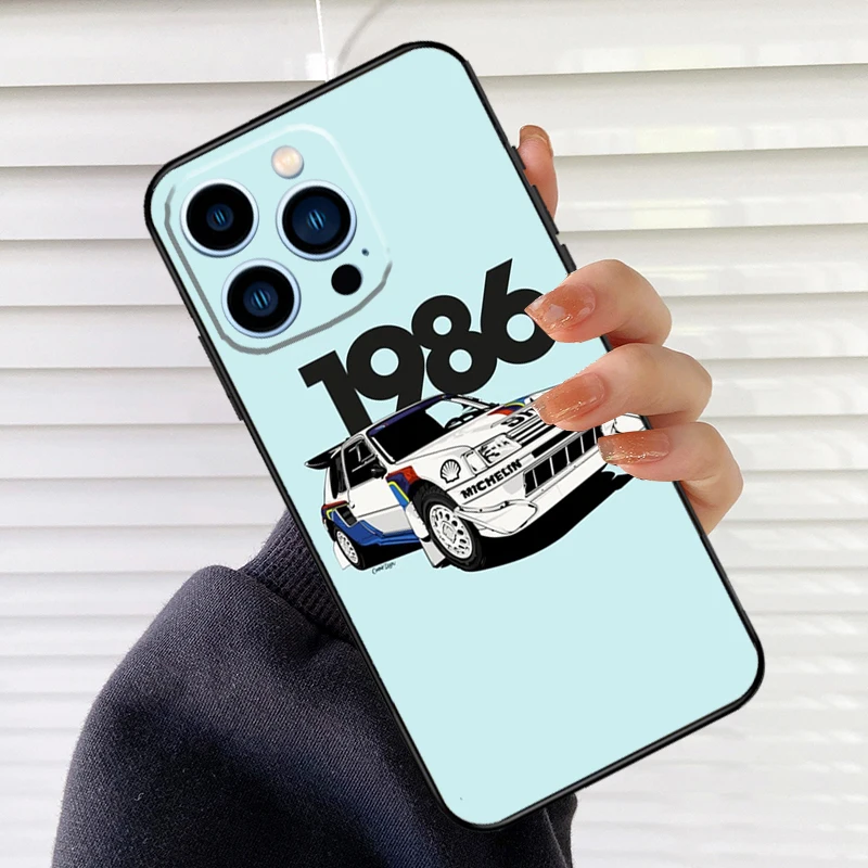 iphone 13 leather case T16 Retro Rally Car Case For iPhone 13 12 Mini 11 Pro Max XS Max X XR 6S 7 8 Plus SE 2020 Soft Phone Cover best iphone 13 case