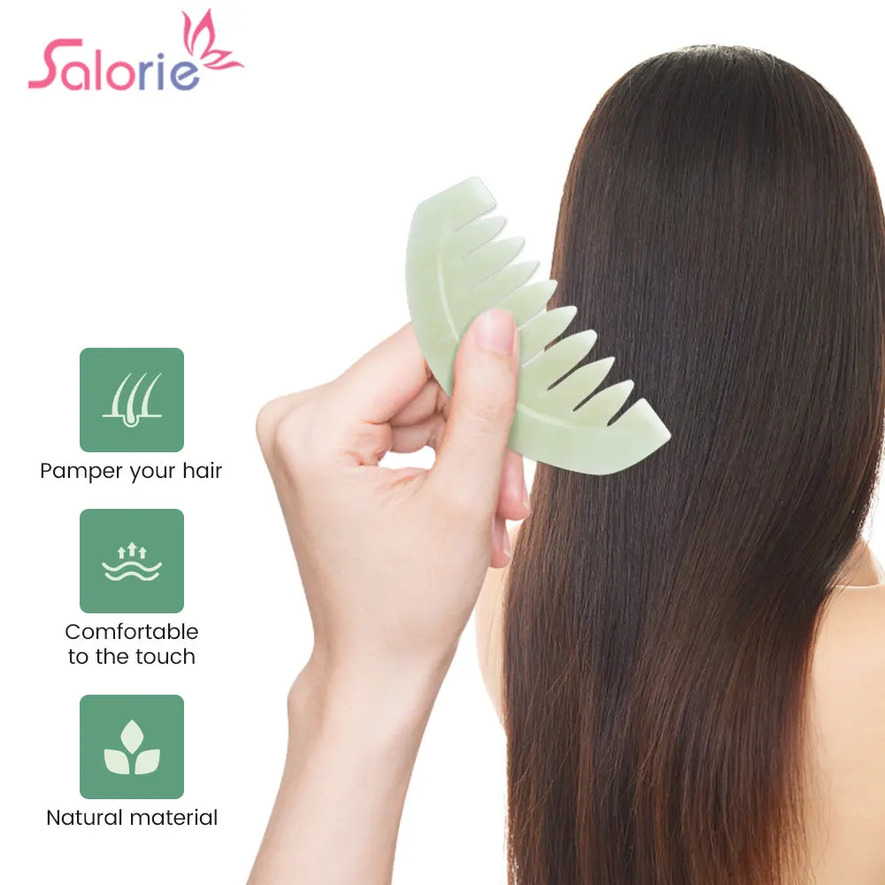 Natural-Jade-Comb-Guasha-Face-Scraper-Head-Massage-Gua-Sha-Scraping ...