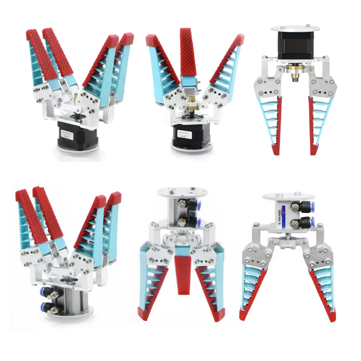 Griffe de Robot Flexible Industrielle avec Doigt Mécanique en Silicone, Pince de Tri de Fruits, Pneumatique Adaptatif, Électrique, Charge de 2kg