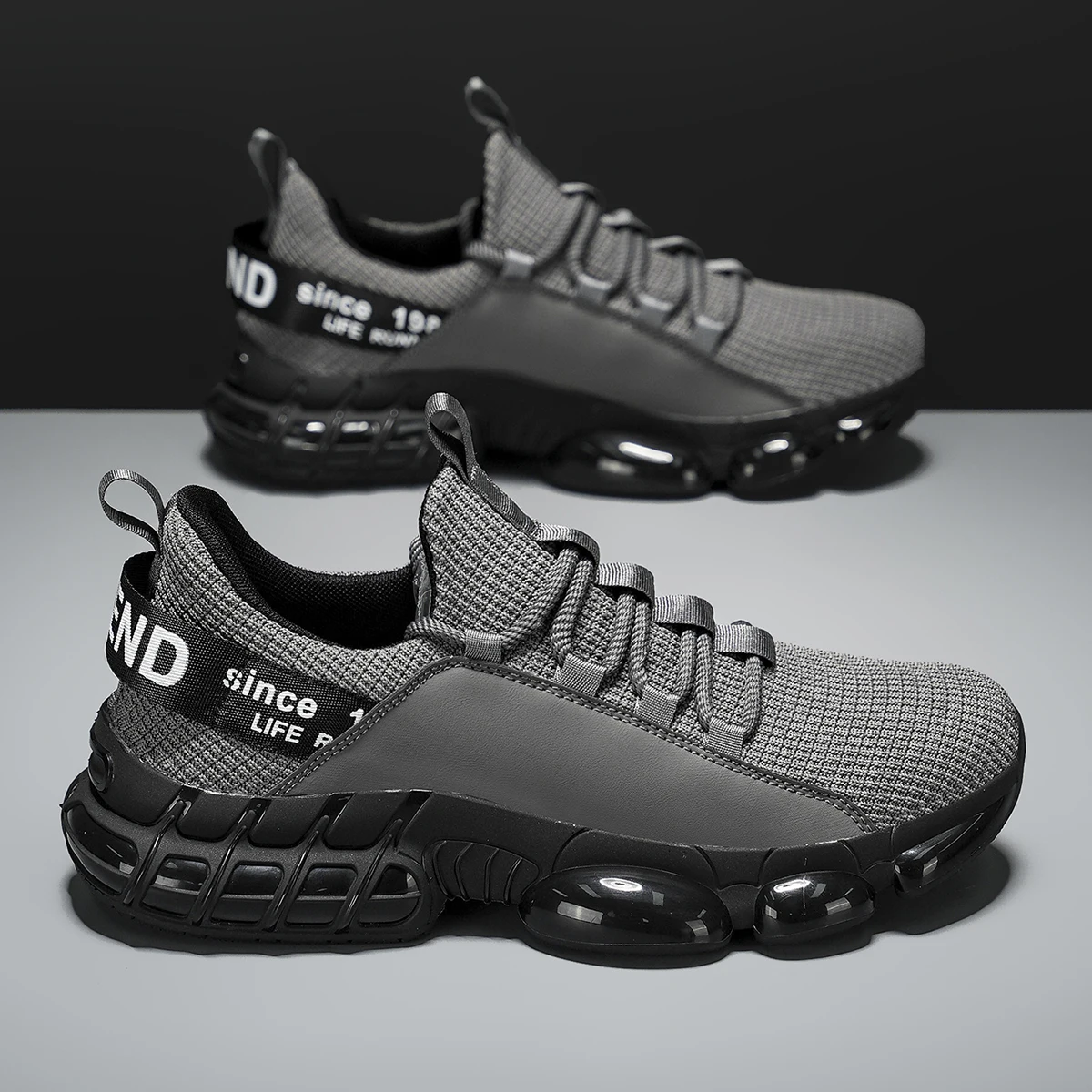 Men's Low-Top Lace-Up Sneakers - Comfortable Round-Toe Student Sneakers, Halloween Shoes, Christmas Shoes, Cool Shoes, Men's Sneakers, Men's Casual Shoes, All-Season Comfortable Casual Shoes, Suitable for Walking, Driving, Fitness