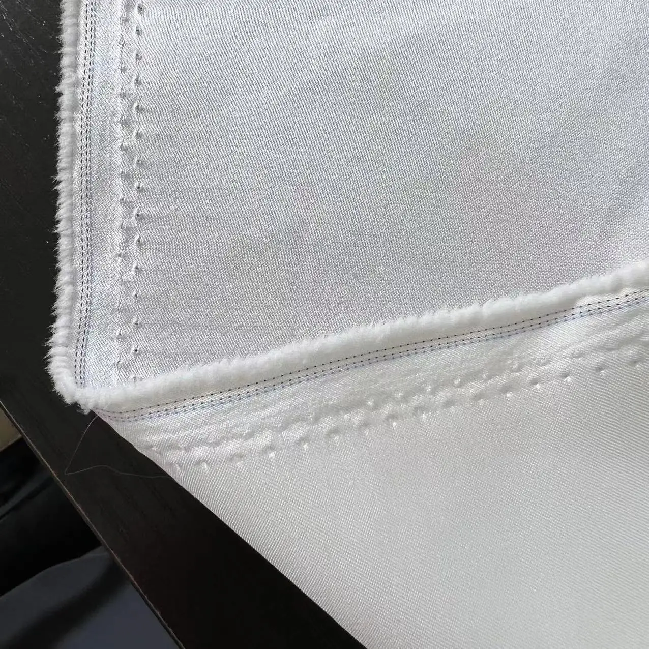 Ivory 395 Matte Thick Satin Fabric for Romantic Wedding Dresses Bridal Handmade Accessories DIY 1 Yard