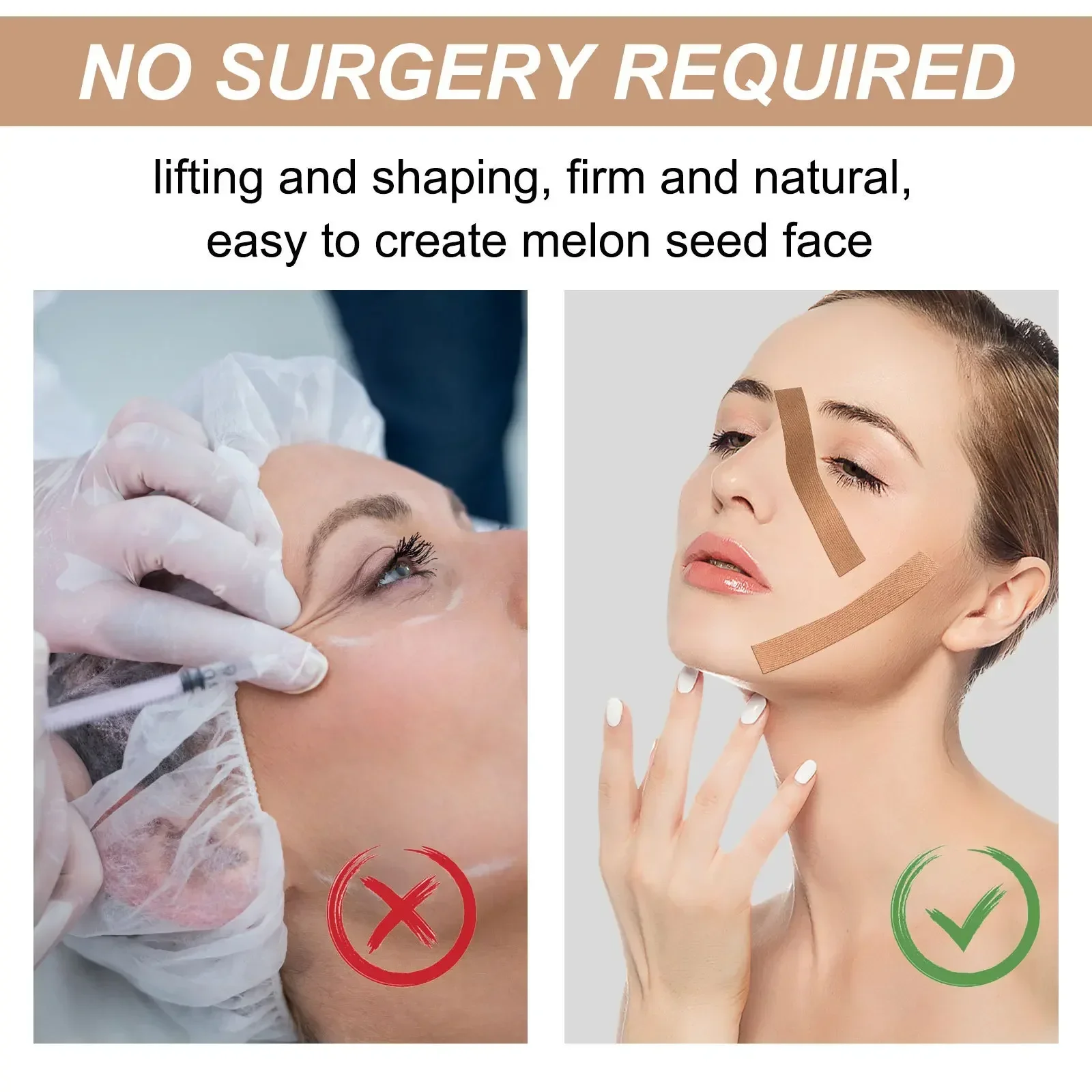 Kinesiology Tape For Face V Line Neck Eyes Lifting Wrinkle Remover Sticker Tape Facial Skin Care Tool Bandagem Elastica makeup face lift tools