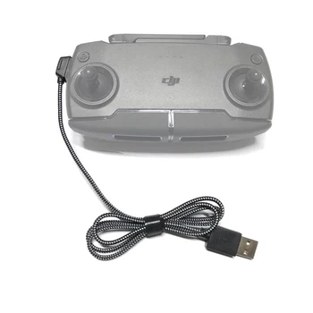 USB 케이블 원격 제어 충전 케이블 라인 나일론 와이어, DJI 매빅 프로/매빅 미니/미니 SE/매빅 2 프로 줌 드론 액세서리