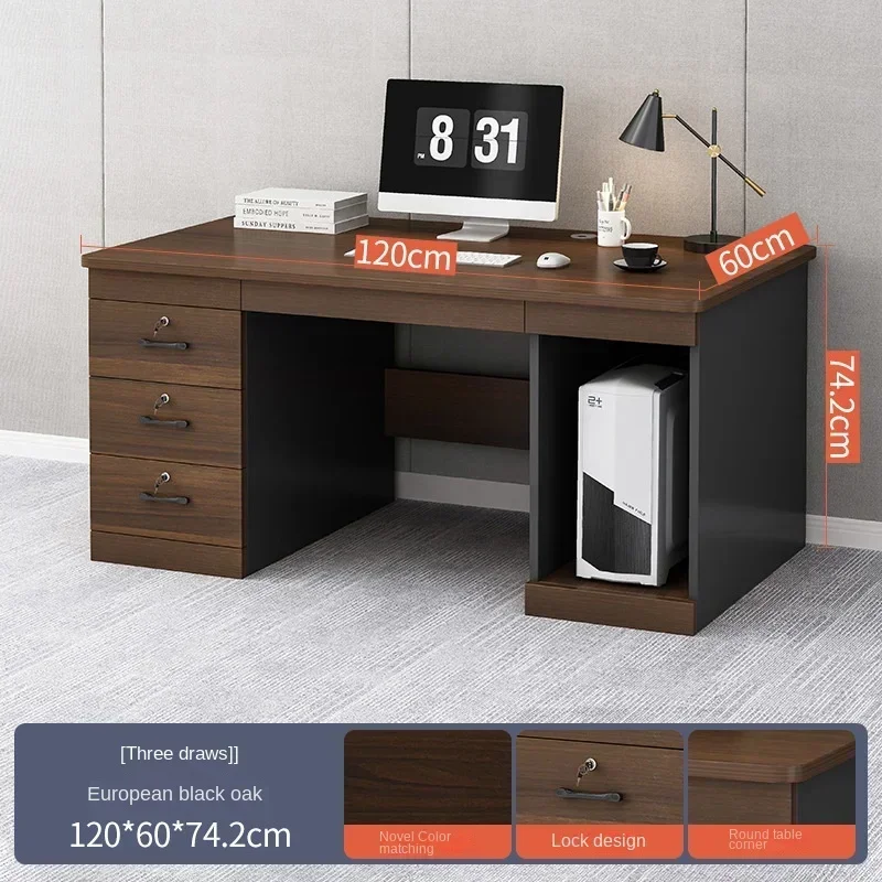 Locked Desk Home Computer Desktop Simple Desk