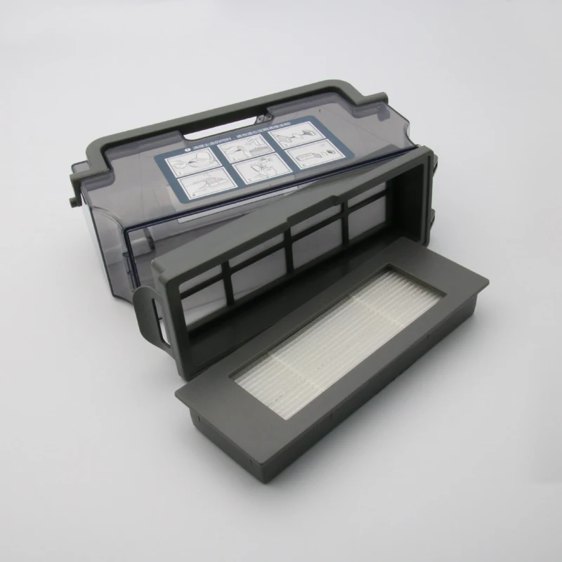 Robô Aspirador de pó Caixa Bin Hepa Filtro para Ecovacs Deebot Ozmo 900 Peças Aspirador de pó Robótico Filtro Hepa Acessórios