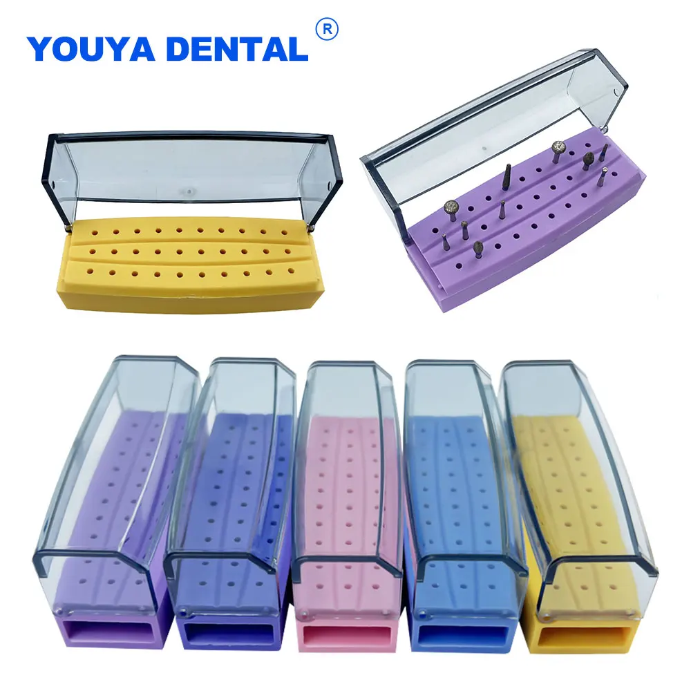 Dental30holesBurHolderBlockDisinfectionCaseDrillPlacement