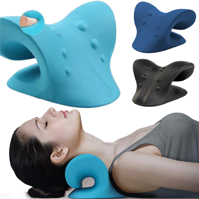 Neck Pain Relief Muscle Stimulator Cervical Pillow Neck And Shoulder