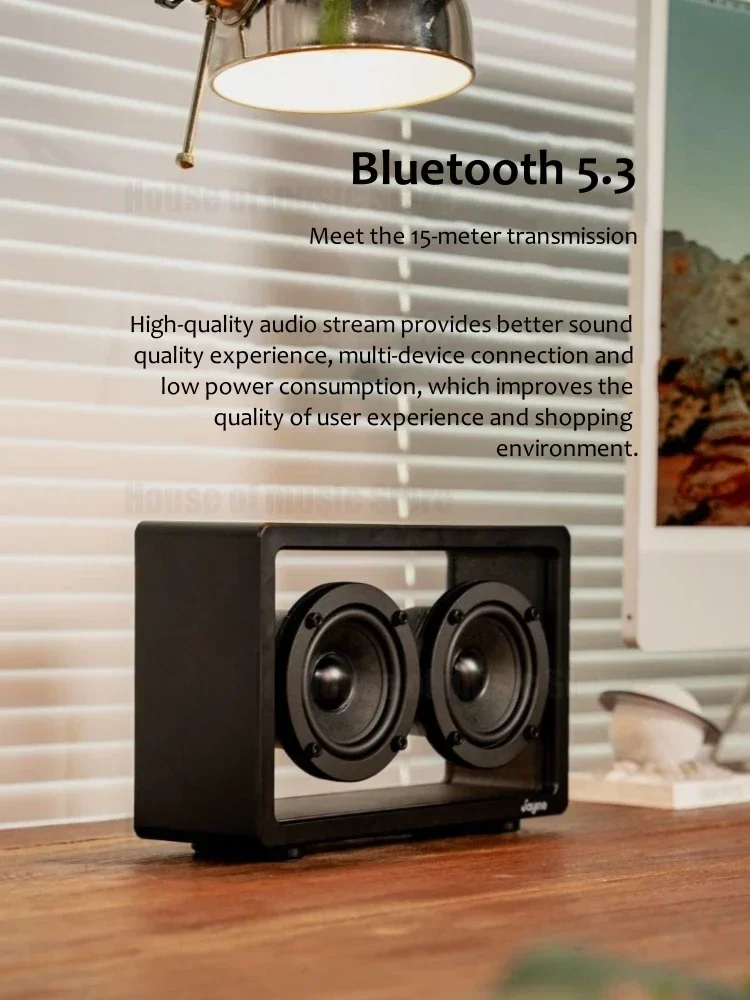 Altoparlanti Bluetooth Wireless Portatili Mini Audio Trasparente Altoparlanti Per Computer Desktop Domestici Subwoofer Regalo Esterno