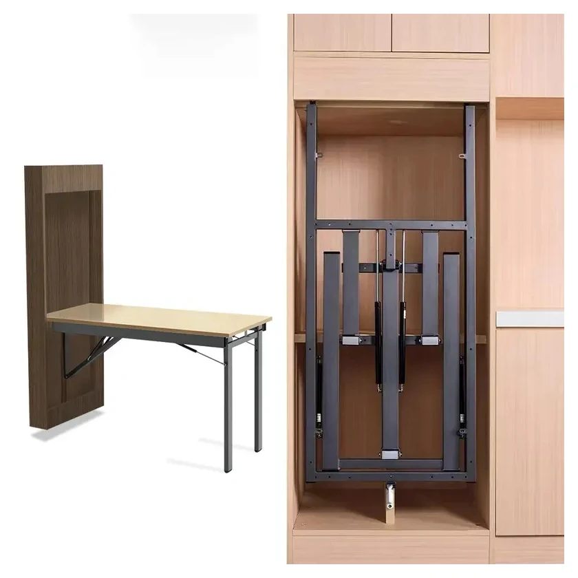 שולחן קיפול תלוי על הקיר שולחן אוכל מתקפל שולחן אוכל וסלון מרובה תכליתי