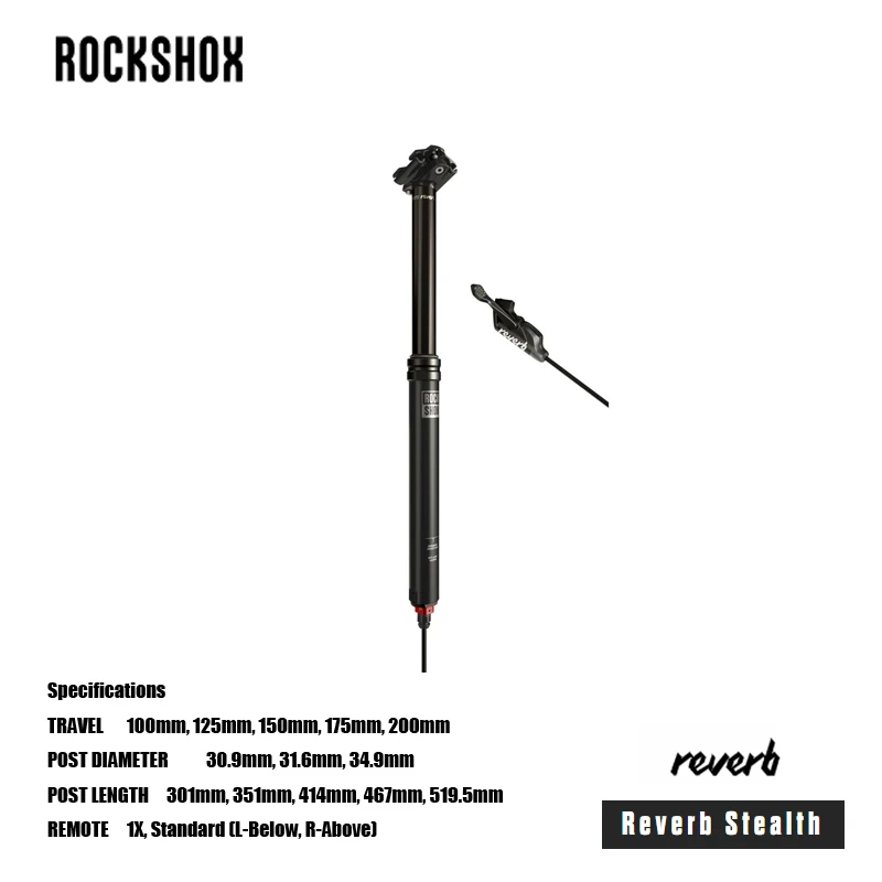 ROCKSHOX Reverb Stealth Seatpost SP-RVB-S-C1 NEW Travel