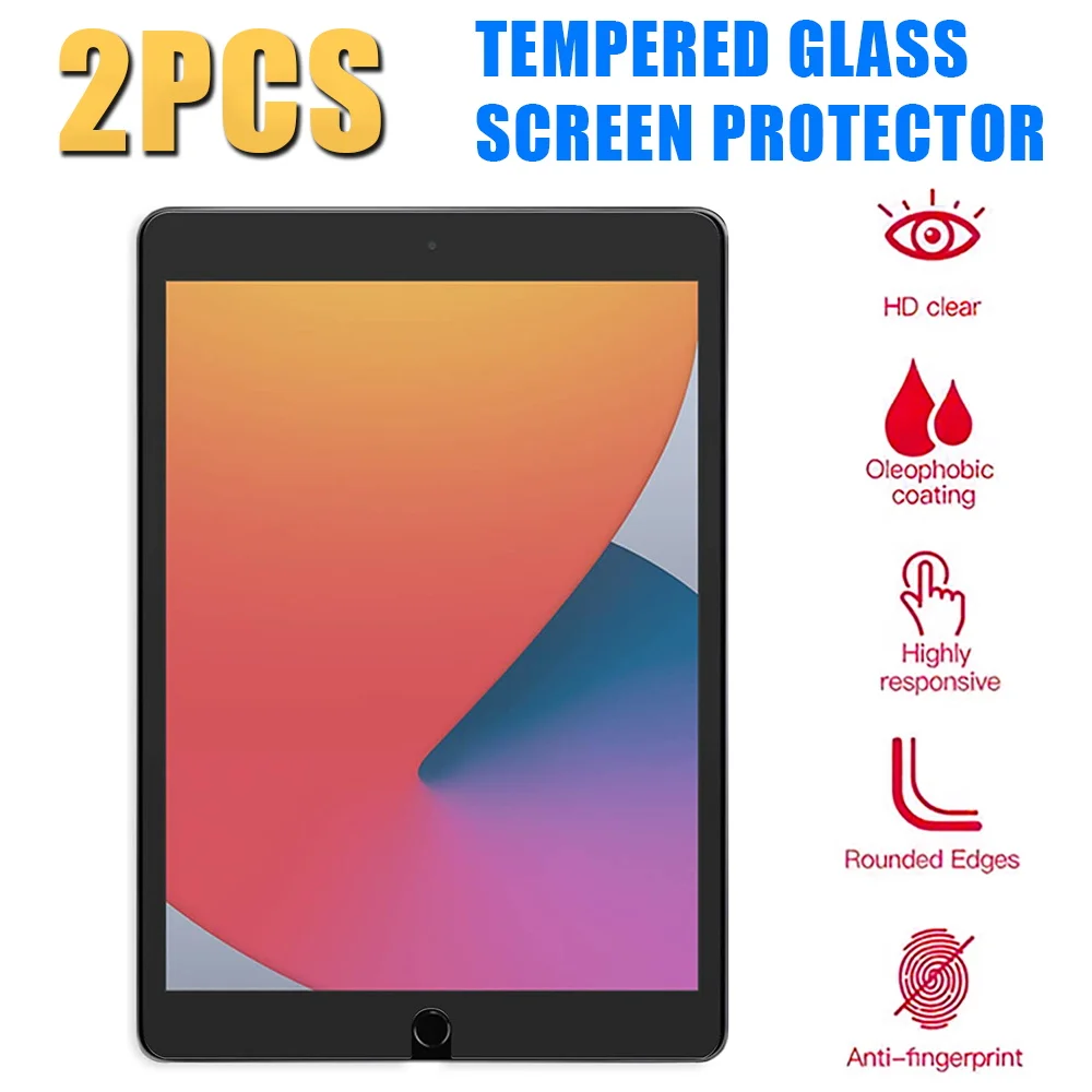 

2Pcs Tempered Glass for IPad Pro 10.5 A1701 A1709 A1852 Tablet 9H Screen Protector Cover Full Coverage Film for IPad Pro 10.5