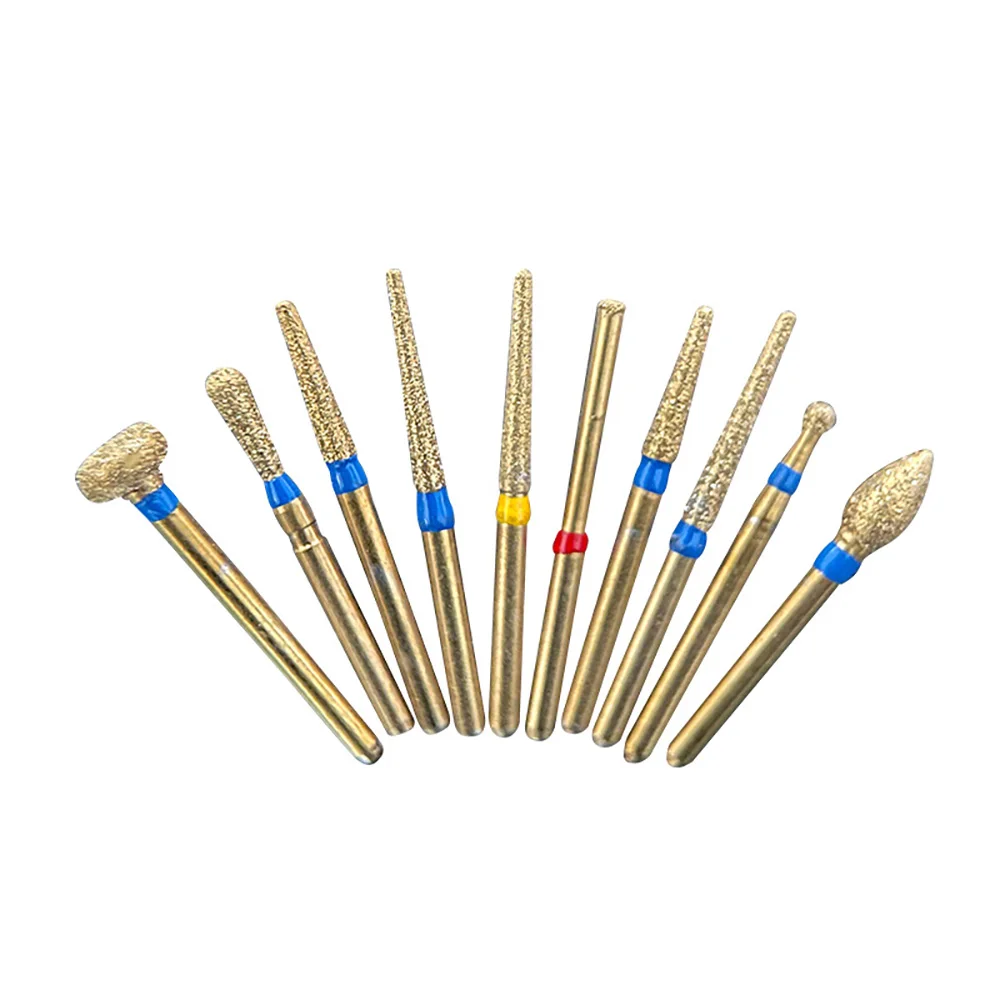 Frese Dentali Diamantate 2 Set Frese Diamantate Per Laboratorio Odontoiatrico - Acciaio Inox Rivestito Diamante, Diametro 2,35 Mm Micromotore Dentista - Foto 6