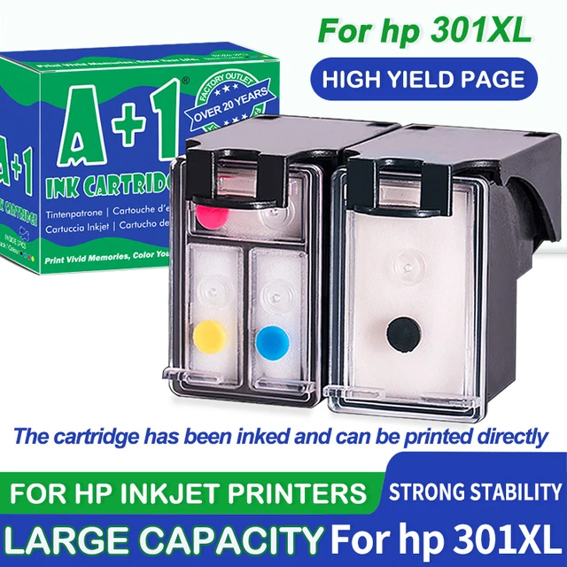 Pack de 4 cartouches compatibles HP 301XL