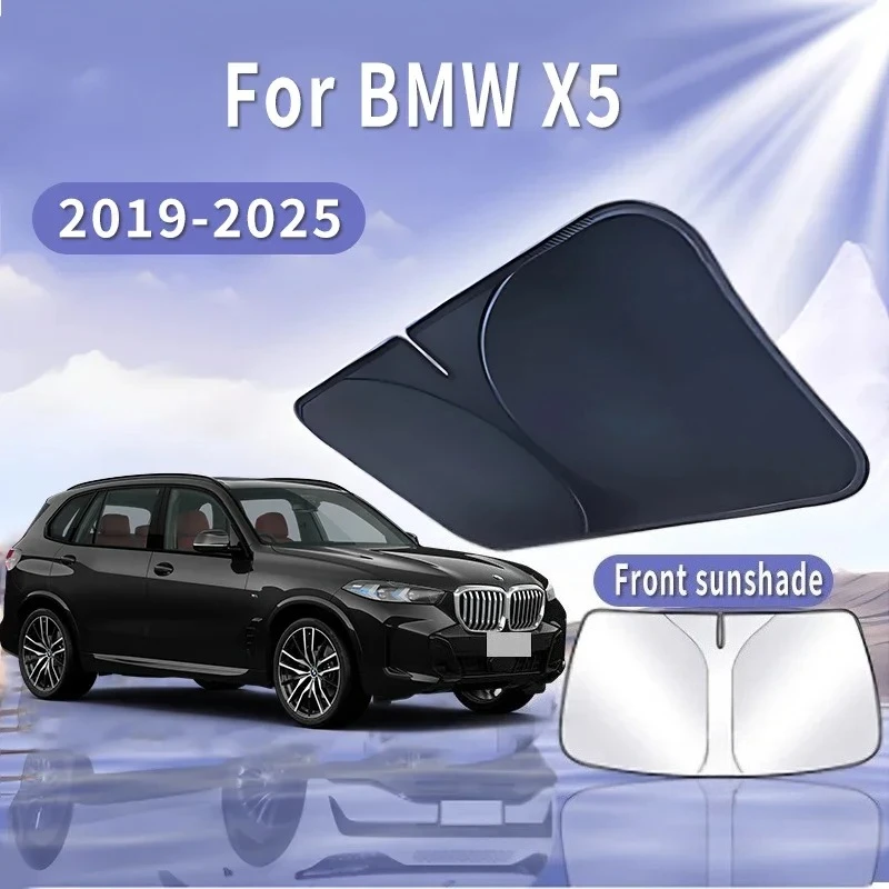 Faltbare Auto Sonnenblende Für BMW X5 2019 ~ Frontscheibe Sonnenschirm Wärmedämmung Sommer Kühlung Auto zubehör