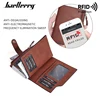 New RFID Men Zipper Wallets Name Engraving Simple Coin Pocket Male Purse Money Clips High Quality Brand Card Holder Men's Wallet 4