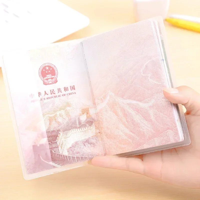 1 Pezzo Custodia Protettiva Impermeabile in PVC per Passaporto, Porta Documenti e Carte di Credito, per Uso Aziendale - immagine 3