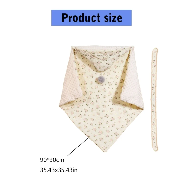 Newborns Baby Blanket Thick Warm Receiving Blankets Comfortable Swaddles Wrap Soft Breathable Quilts Bedding Stuff 066B