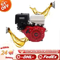 Générateur portable 420cc alimenté par gaz 9700W 15HP 4 temps, pour secours à la maison et RV prêt rouge/noir 1