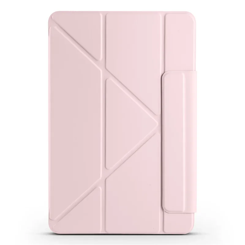 Premium Smart Fold Leather & Acrylic Magnetic Tablet Cover