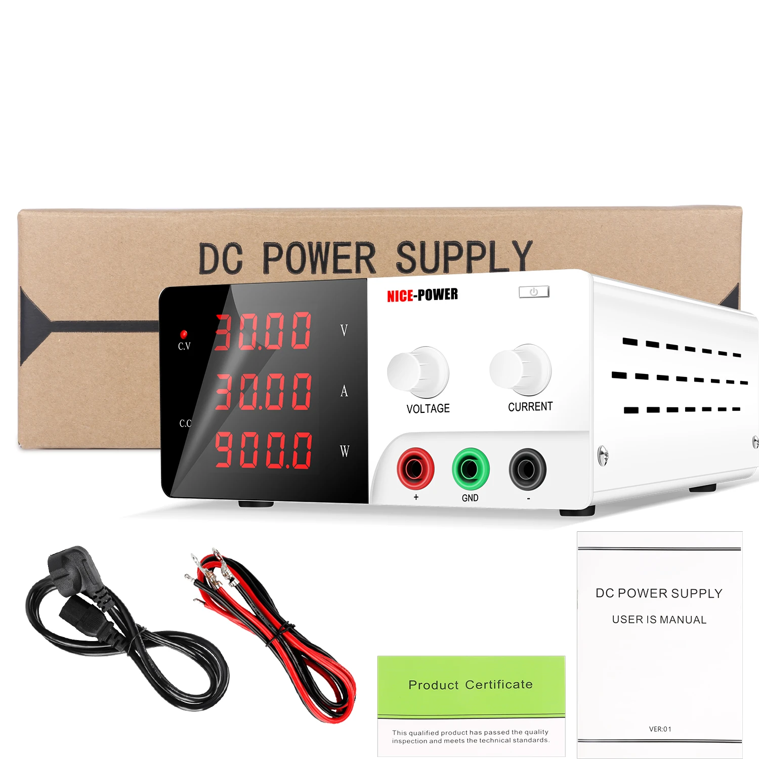 Description Picture 6 of itemNice-power Professional Switching DC Lab Power Supply Laboratory Adjustable 30V 30A 60V 10A 20A 60A Current Voltage Regulator