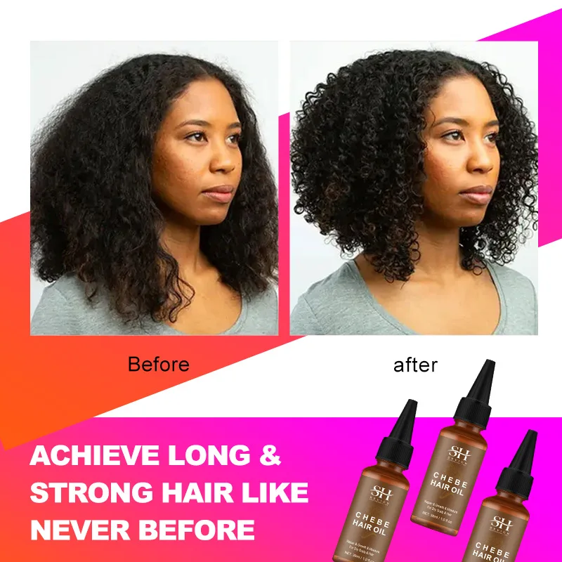 African chebe oil hair strengthener chebe extreme fast edges hair growth oil alopecia hair care