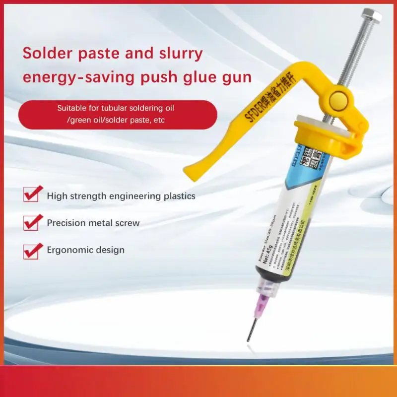 

Effortless Solder Paste Glue Gun Extruder Circuit Board Repair Solder Paste Booster UV Glue Gun Booster Soldering Accessories