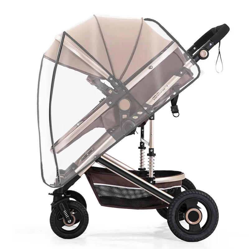 

Universal Baby Carriage Rain Cover Perambulator Windshield Baby Stroller Umbrella Car Rain Cover Stroller Protective Cover Rainc