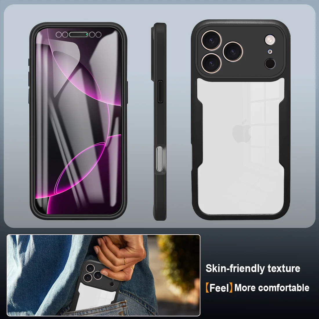 360 Full Body Shockproof Luxury Silicone Phone Case