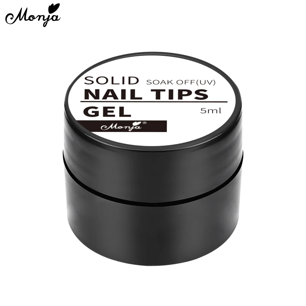 Monja 5ml Nail UV Glue Transparent Multi Use Gel Decoration Solid Adhesive Rhinestones Flower Carving Extension Manicure Tools