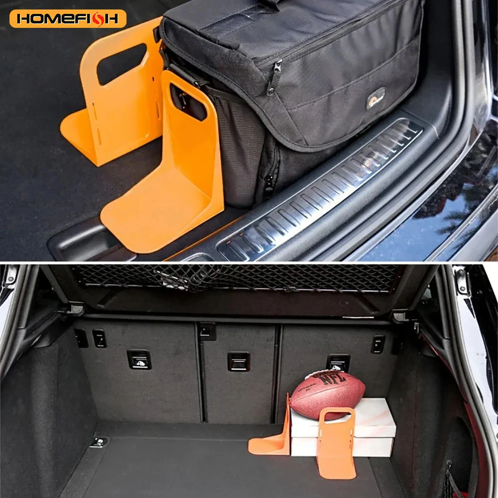 Car Back Organizer 2/1pcs Auto Trunk Rack Luggage Box Stand Shake-proof Fence Storage Holder Tools
