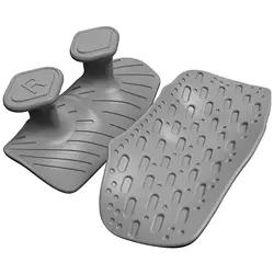 Silicone Anti - Slip Workout Grips - Premium Fitness Accessory for Weightlifting and Callus Protection (GRAY)