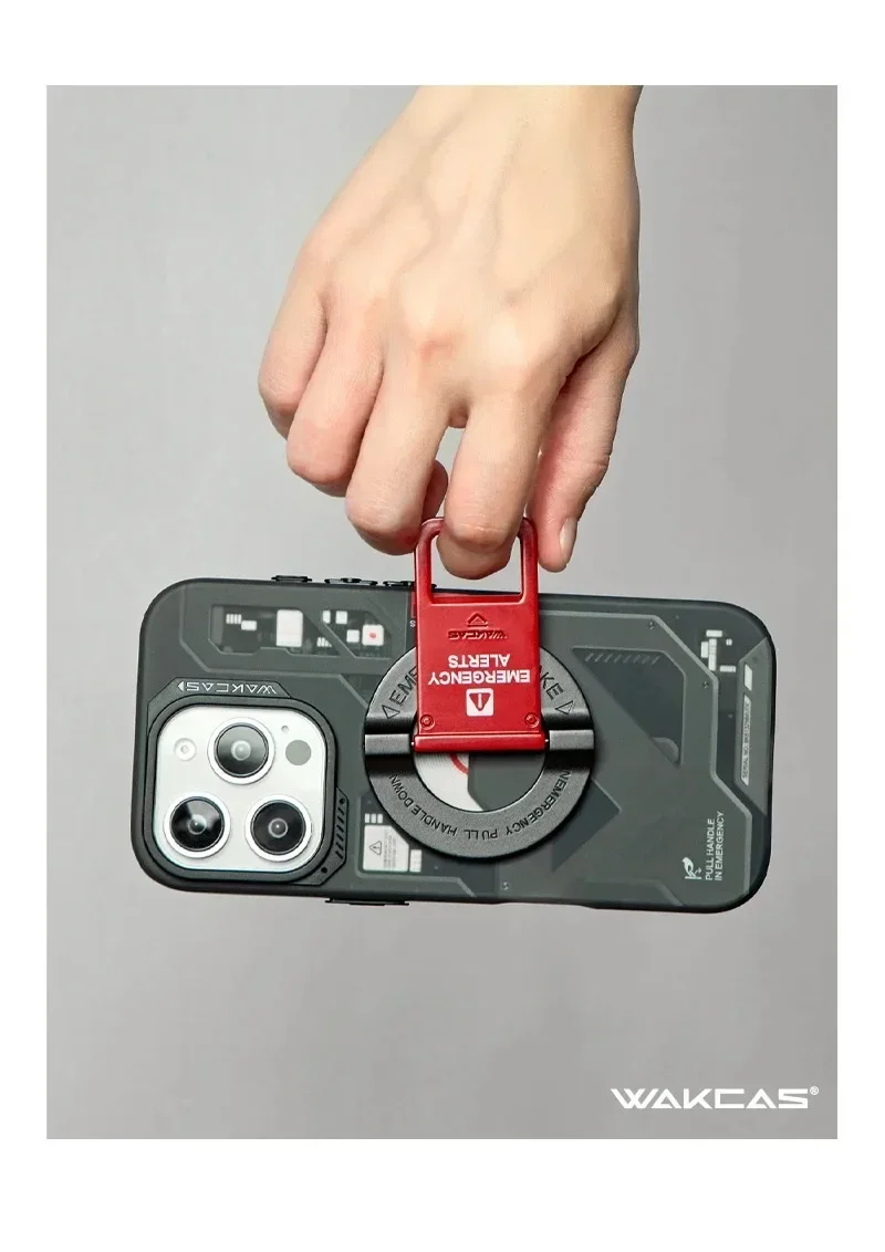 Wakcas Black Emergency Panel iPhone Case