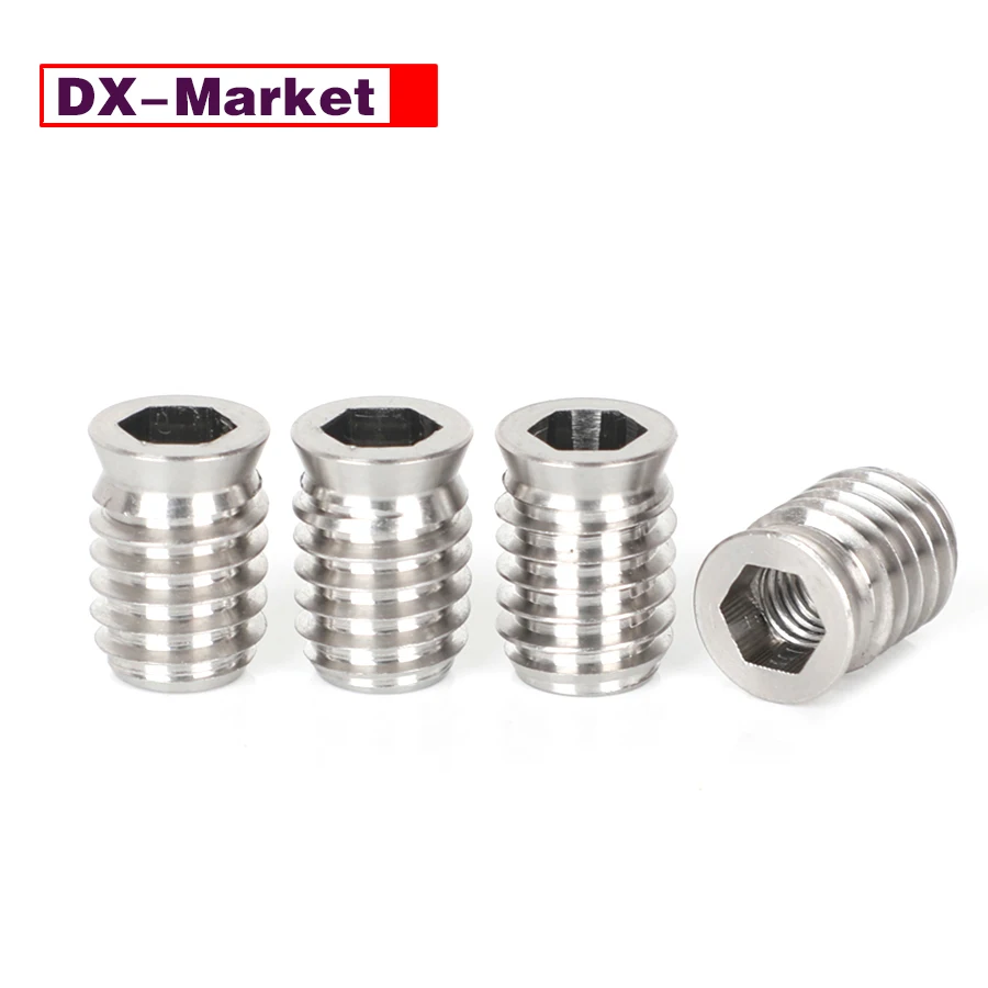 M6 Embedded Furniture Nut , 304 Stainless Steel Wood Insert Nuts ,B063
