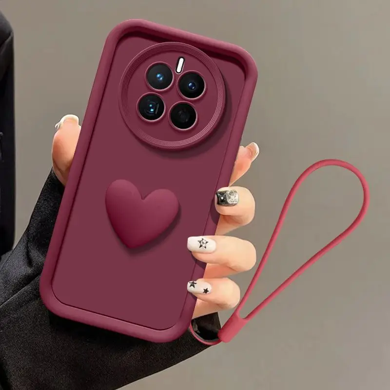 Shockproof Cute Love Heart Silicone Phone Case