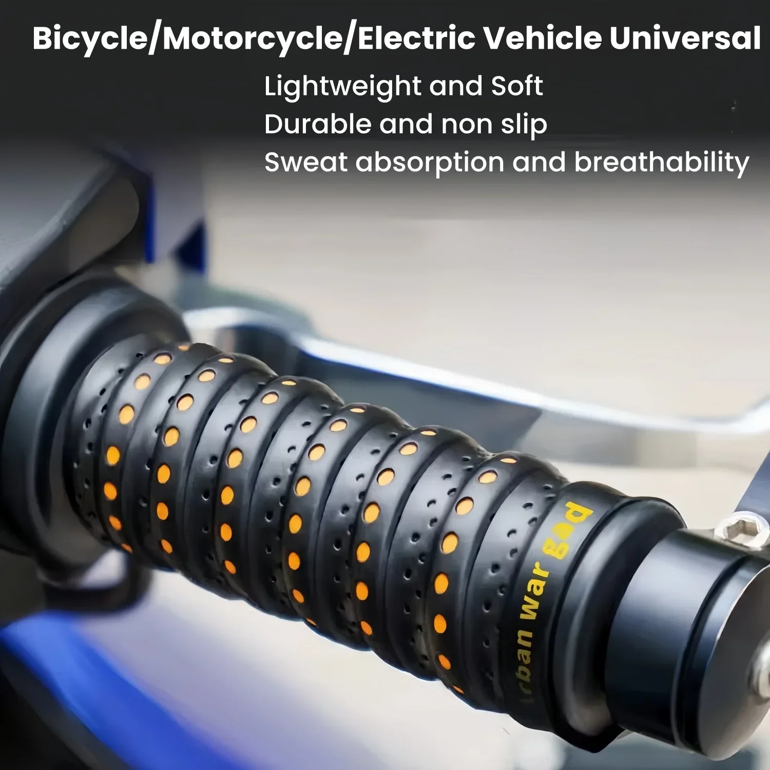 Non Slip PU Motorcycle Handlebar Wrap