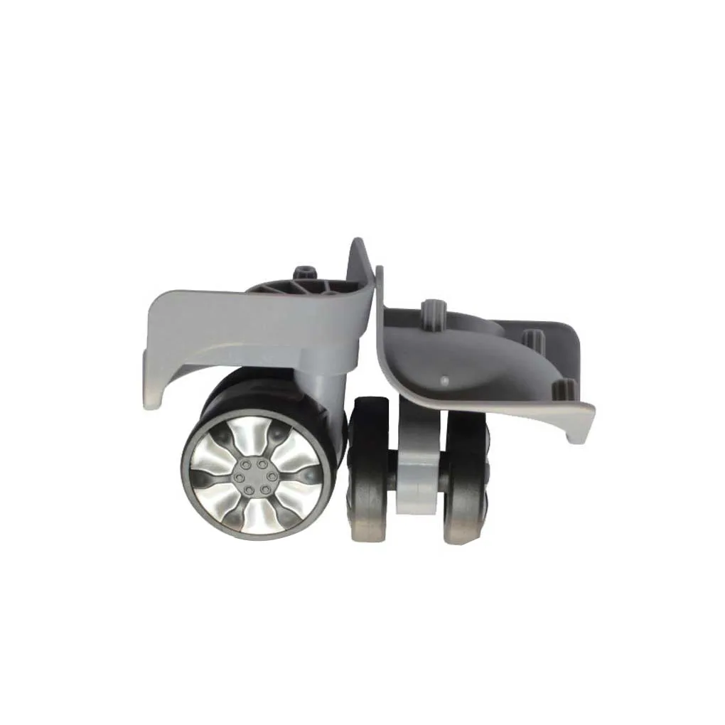 

2 Pieces Suitcase Wheels Luggage Case Caster Spinner Accessory Black