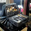 Woman Makeup Box Tools Bag Scissor Comb Hair Salon Large Capacity Storage Pouch Haircut Hand Box Case Suitcase Organizer