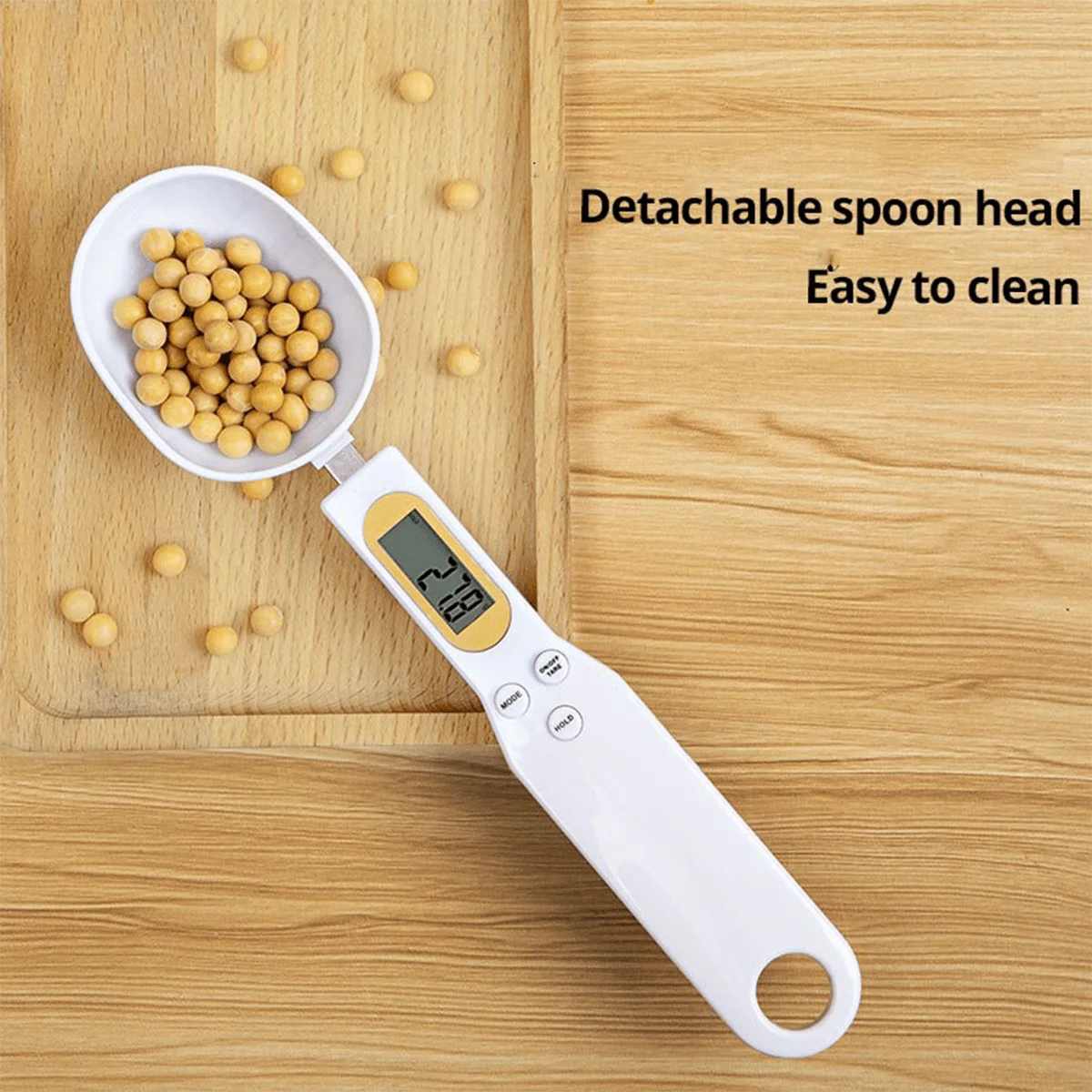 Digital Kitchen Scale Spoon LCD Display for Flour, Sugar, Coffee Electronic Measuring Spoon Kitchen Tools