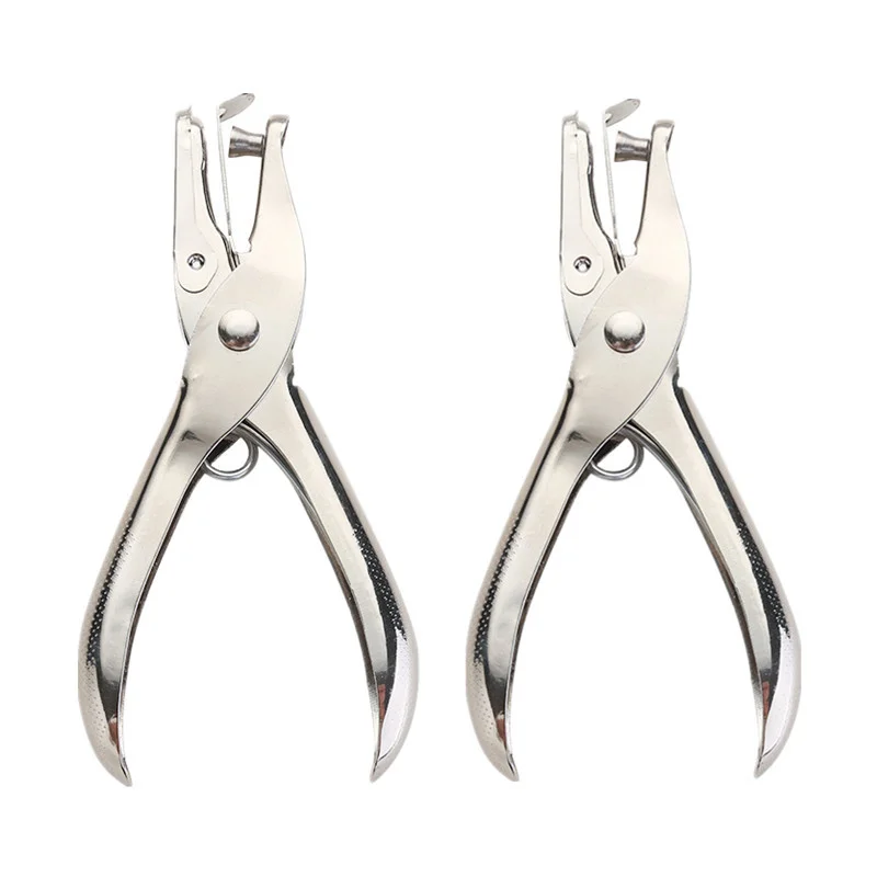 1pc Metal Office Binding Hole Punch School Single Hole Puncher Notebook