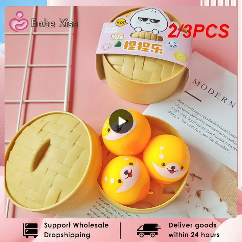 

2/3PCS Toy Buns Suitable For Teenagers (7-14 Years Old) Comfortable Grip Realistic Shape Smooth Surface No Burr