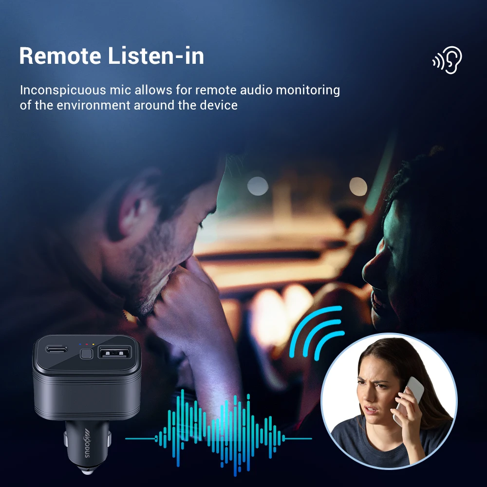 4G GPS Tracker Mini MiCODUS MV77G Cigarette Lighter Vehicle GPS Tracking Wireless Car Charger SOS Fast Charging Voice Monitor gps tracker car tracker
