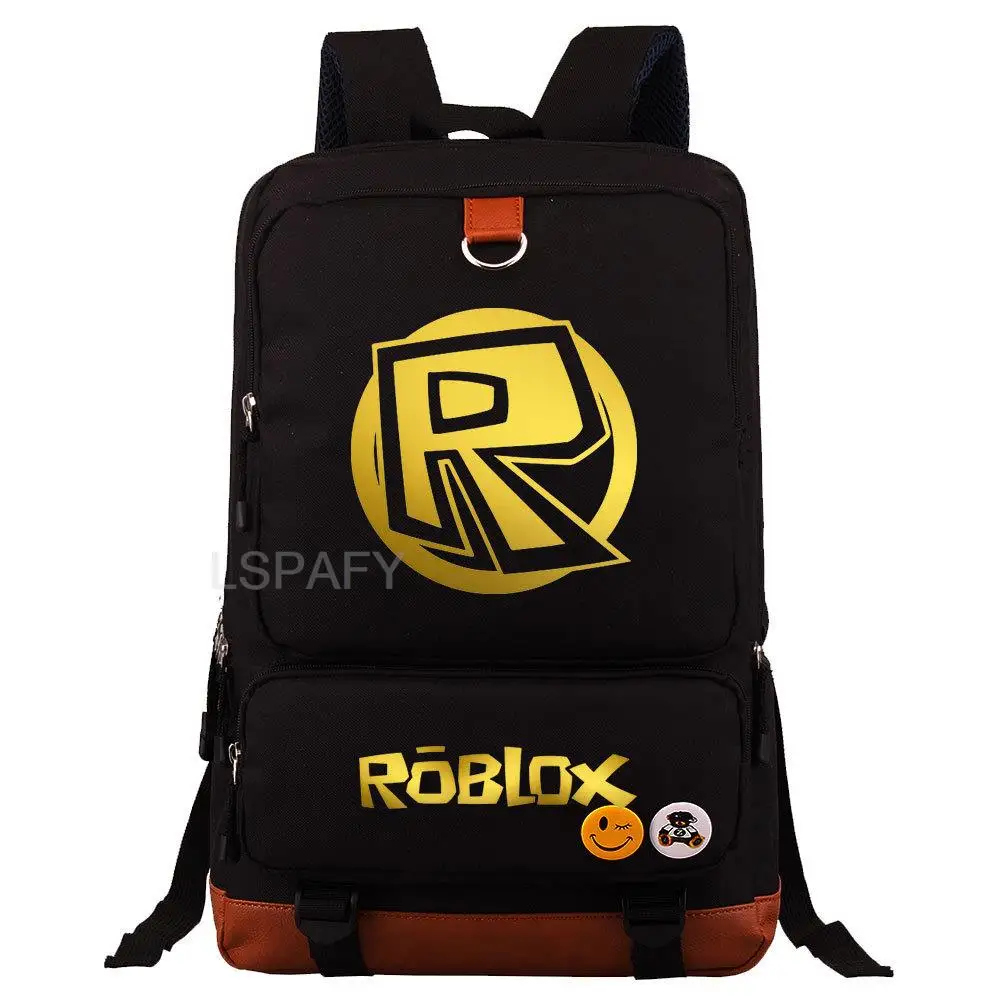 New Roblox Boys Girls Backpacks Rucksacks Casual Student Schoolbags Travel Knapsack Unisex Laptop Travel Rucksack Outdoor Bag