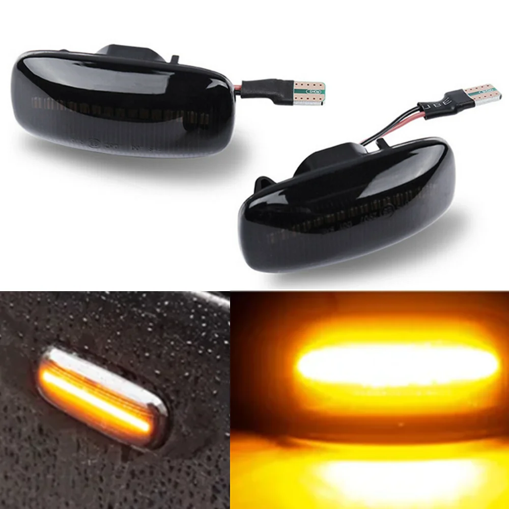

LED Indicator Repeater Lights Dynamic Side Marker Turn Signal Light For Nissan Maxima Almera Pulsar N15 Cefiro A32 1995-2000