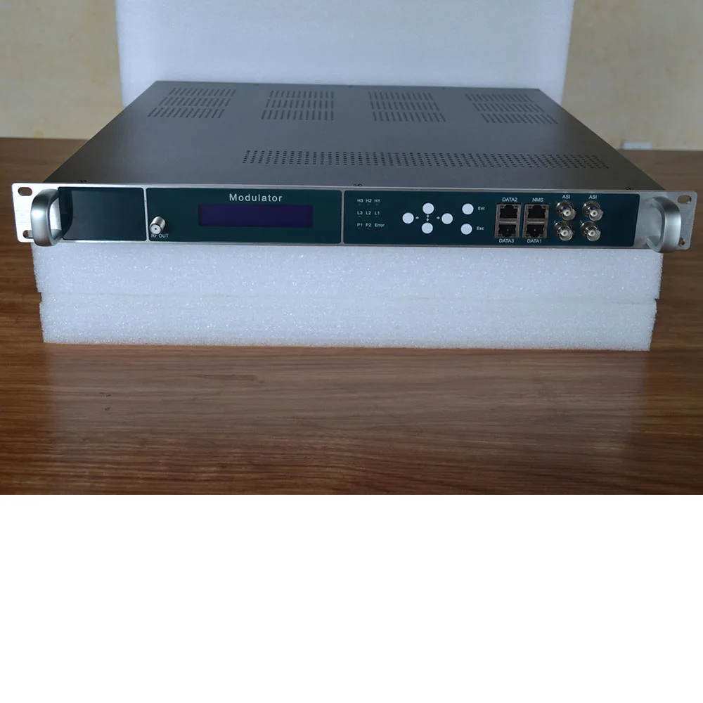 

24 HDMI IP to 16-Carrier RF DVB-T DVB-C ATSC ISDBT Cable Front-End Codec Modulator