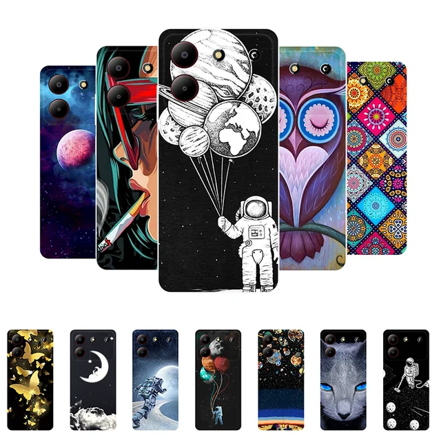 For ZTE Blade A54 Case Cover ZTE Blade A54 Funda Astronaut Soft Silicone  Back Cover Case for ZTE BladeA54 A 54 Coque - AliExpress